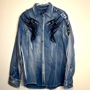 NWT Roar Men’s dress shirt. UNIQUE!